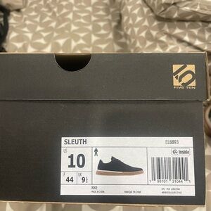 adidas / 5-10 Sleuth Black with Gum Sole Men’s sneakers